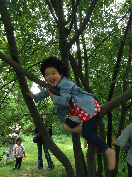 草野七瀬さん：教室よりも自然の中が大好き。セントラルパークが格好の遊び場でした。