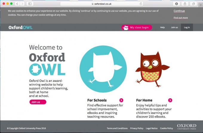 ORT／Oxford Reading Tree（オックスフォードリーディングツリー）を無料で読めるWebサイトOxford Owl