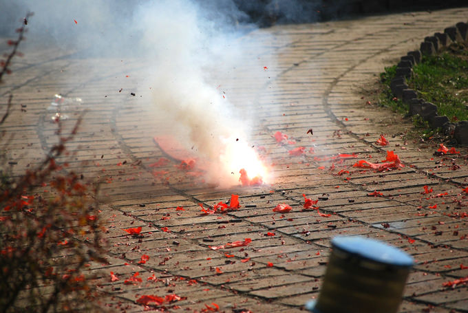 春節の風物詩でもある爆竹も大気汚染の原因に！？