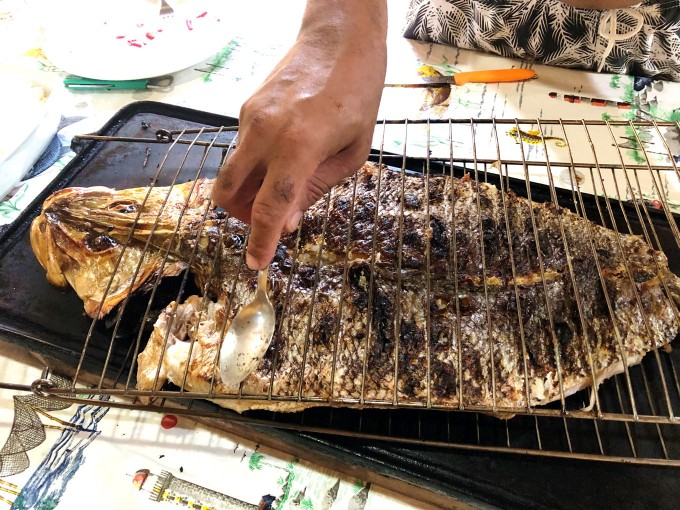 ブラジルの焼き魚