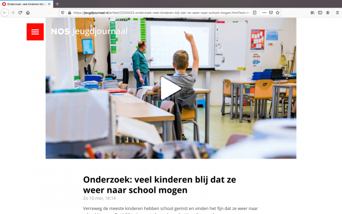 オランダのコロナ休校と学校再開